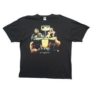 Vintage 90s The Big Lebowski T-Shirt Mens XL M&O Knits Film Movie Promo